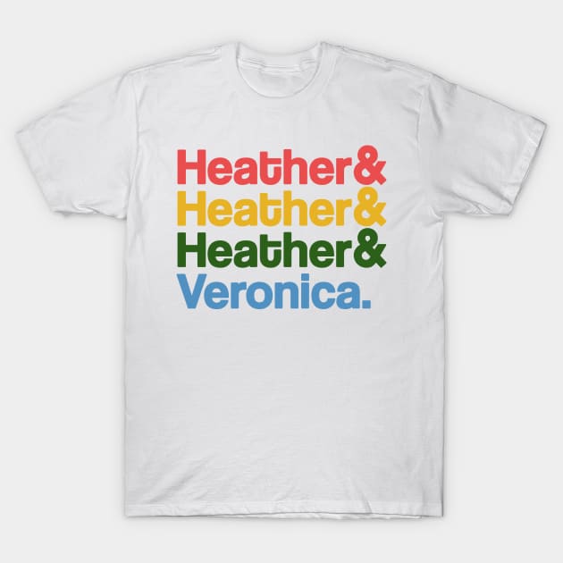 Heather Names T-Shirt by popcultureclub